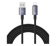 USAMS Kabel USB na Lightning 2,4A 2m Fast Charging stalowy - 1569048 - zdjęcie 3
